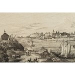 nieznany, Widok Warszawy od strony Pragi (Warschau), około 1835