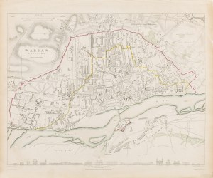 unknown, Warsaw. City plan, 1852