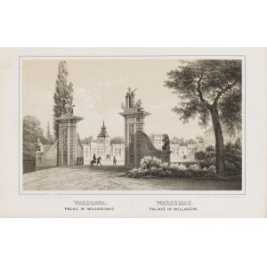 Mann C.A., Warszawa. Pałac w Wilanowie, 1855