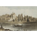 Michael Hanhart, Widok na Kopiec Kościuszki w Krakowie, 1863
