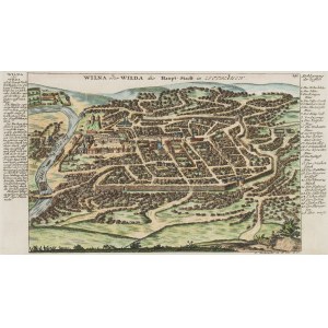 Gabriel Bodenehr (1664 Augsburg - 1758 Augsburg), Plan Wilna (Wilna oder Wilda die Haupt-Stadt in Litthauen)