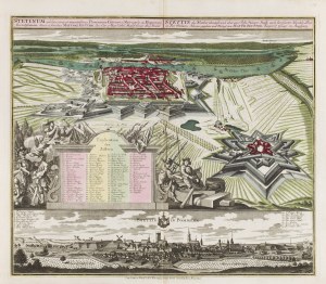 Matthäus Seutter (1678 Augsburg - 1757 Augsburg), Map of Stettin (
