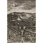 Andreas Cellarius (1596 - 1665), Widok Łowicza, 1658