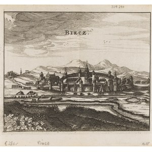 Andreas Cellarius (1596 - 1665), Mapa Biecza, 1658