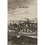 Andreas Cellarius (1596 - 1665), Mapa Biecza, 1658