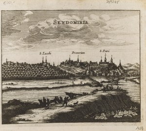Andreas Cellarius (1596 - 1665), Carte de Sandomierz, 1658