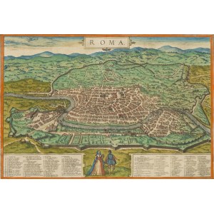 Georg Braun &amp; Franz Hogenberg, Roma (Roma), 1574