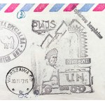 SET OF ENVELOPES FROM PEACEKEEPING MISSIONS OF POLISH MILITARY CONTINGENTS + POSTCARD
