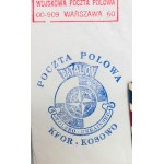 SET OF ENVELOPES FROM PEACEKEEPING MISSIONS OF POLISH MILITARY CONTINGENTS + POSTCARD