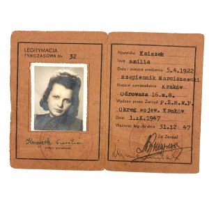 LEGITYMACJA BYŁYCH WIĘŹNIÓW POLITYCZNYCH HITLEROWSKICH WIĘZIEŃ I OBOZÓW KONCENTRACYJNYCH