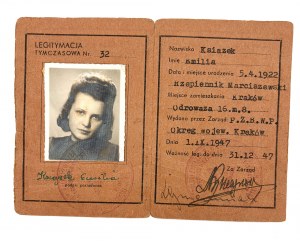 ID CARDS OF FORMER POLITICAL PRISONERS OF NAZI PRISONS AND CONCENTRATION CAMPS