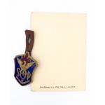 DISTINTIVO UFFICIALE SCUOLA ANTINCENDIO CON CARTA D'IDENTITÀ 1963.