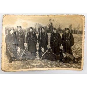 TWO PHOTOGRAPHS OF SOLDIERS