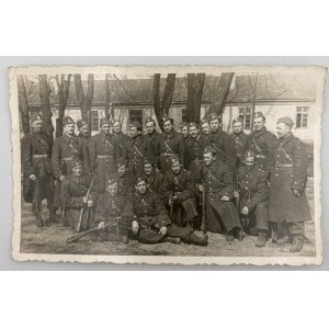 TWO PHOTOGRAPHS OF SOLDIERS