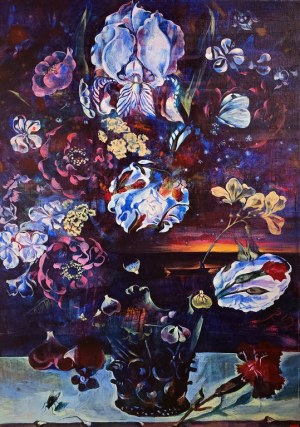 Rita Staszulonok, Still life with sunset at Itaparice