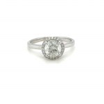 2.54 GR WHITE GOLD RING WITH DIAMONDS - RNG40902