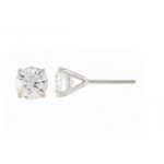 GOLD EARRINGS WITH DIAMONDS FOR 1.00 CT - 312 MARTINI ROUND