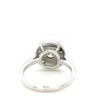 WHITE GOLD RING 6.43 GR WITH DIAMOND - DH-R716