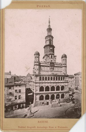 Poznan City Hall, ca. 1900.