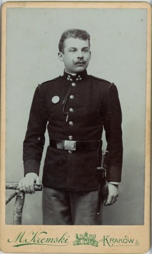 Krakow, Kremski M. - Officer of the Austrian army, ca. 1905.