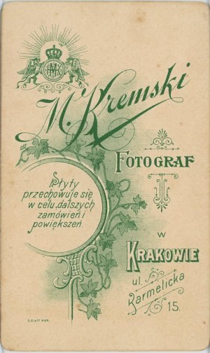 Krakow, Kremski M. - Officer of the Austrian army, ca. 1905.