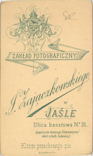 Jaslo, Zajączkowski J. - Woman, ca. 1890.