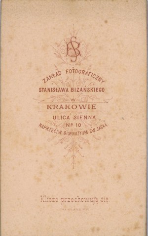 Kraków - Bizanski St. - Male, ca. 1880.