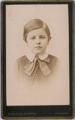 Kraków, Bizanski St. - Boy, ca. 1880.