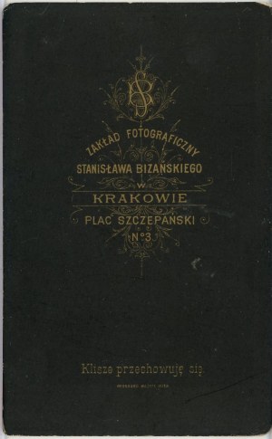 Kraków, Bizanski St. - Boy, ca. 1880.