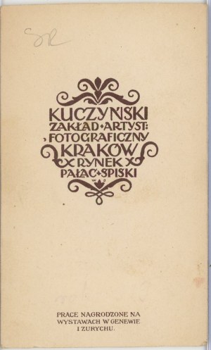 Krakow, Kuczynski - Male, ca. 1900.