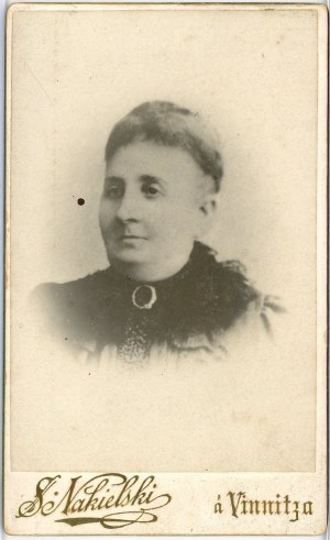 Vineyard, Nakielski St. - Woman, ca. 1890.