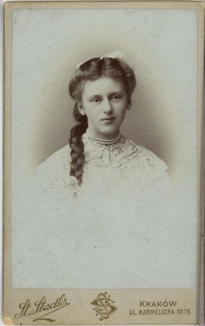 Krakow, Stadler St. - Woman, ca. 1900.