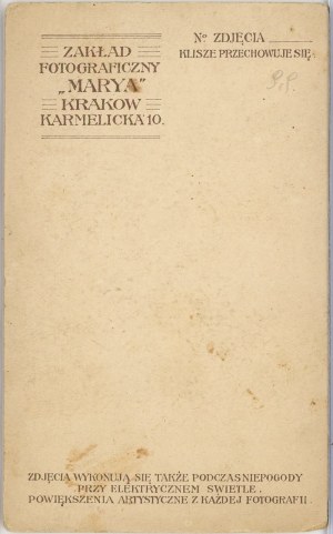 Krakow, Marya - Student, ca. 1905.