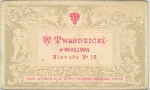 Warsaw, Twardzicki W. - Male, ca. 1875.