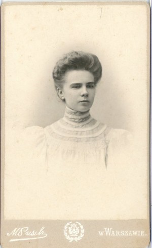 Warsaw, Pusch M. - Woman, ca. 1890.