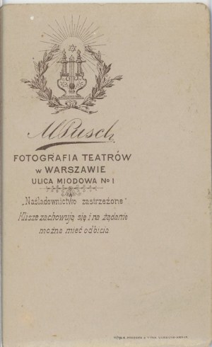 Warsaw, Pusch M. - Woman, ca. 1890.