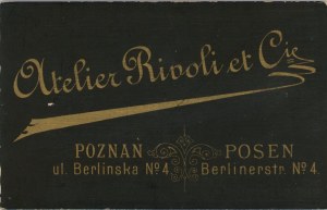 Poznan, Rivoli & Co - Male, ca. 1890.