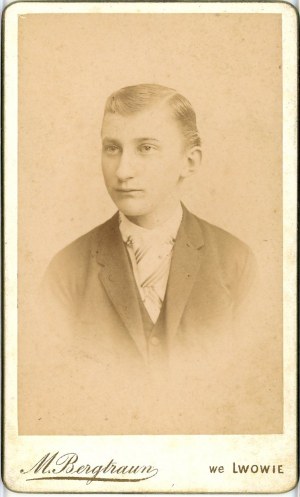 Lviv, Bergtraun M. - Young man, ca. 1880.