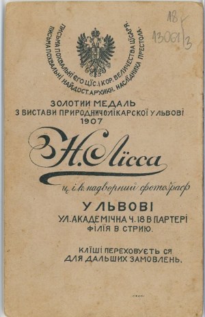 Lviv, Lissa - Male, ca. 1905.