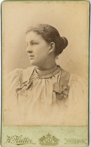 Przemyśl, Hutter H. - Woman, ca. 1900.