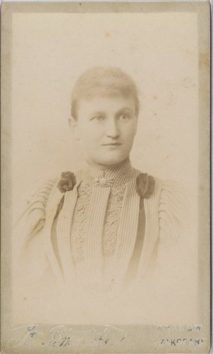 Kraków, Bizanski St. - Woman, ca. 1880.