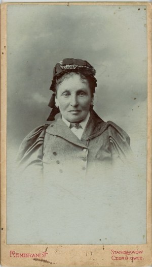 Stanislawow, Rembrandt - Woman, ca. 1900.