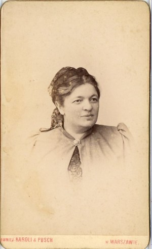 Warsaw, Pusch M. - Woman, ca. 1885.