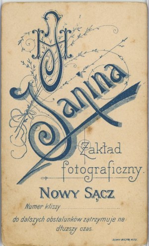 Nowy Sącz, Janina - Girl in communion dress, ca. 1900.