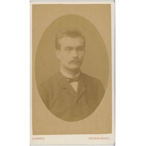 Krzemieniec, Opitz M. - Mężczyzna, ok. 1880.
