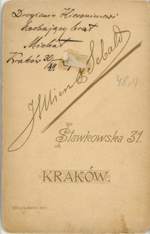 Krakow, Mien J. & Sebald J. - Male, ca. 1895.