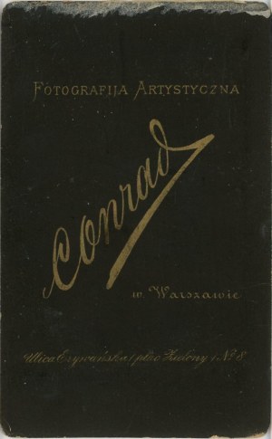 Warsaw, Conrad - Male, ca. 1890.