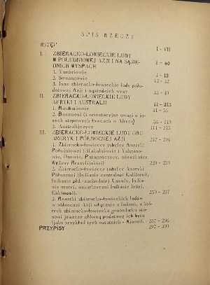 Moszynski Kazimierz - Gathering peoples. Their material culture and basic news of collective coexistence, about knowledge, religious life and art. Kraków 1951 Nakł. PWN.