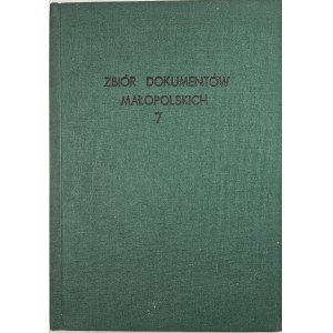 Kuraś-Sułkowska Irena, Kuraś Stanisław - Zbiór dokumentów małopolskich. Część VII: Dokumenty króla Władysława Jagiełły z lat 1418-1434. Wrocław 1975 Ossolineum.