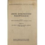 Kuraś-Sułkowska Irena, Kuraś Stanisław - Zbiór dokumentów małopolskich. Część VII: Dokumenty króla Władysława Jagiełły z lat 1418-1434. Wrocław 1975 Ossolineum.